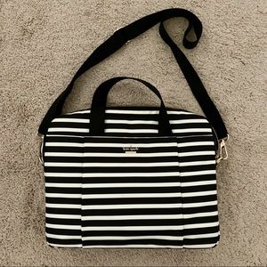 Authentic Striped Kate Spade Laptop Bag